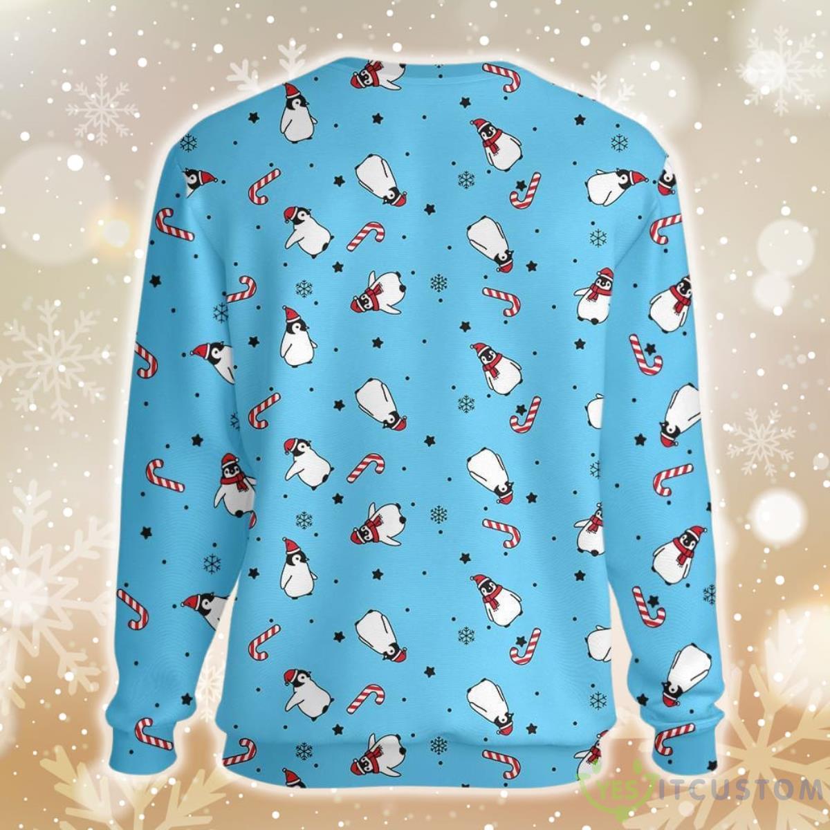 Penguin Everywhere Christmas Ugly Sweater 6 Penguin Everywhere Christmas Ugly Sweater - Penguin Everywhere Christmas EZ20 0910 All Over Print Sweatshirt_2