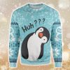 Penguin Huh Ugly Christmas Sweater - Penguin Huh Ugly Christmas EZ20 0910 All Over Print Sweatshirt_1
