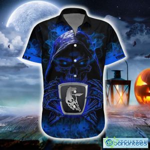 Personalized Kamaz Death Skull Gift Halloween 3D Hawaiian Shirt For Men And Women - Hawaiian Shirt Skull Halloween Kamaz_2