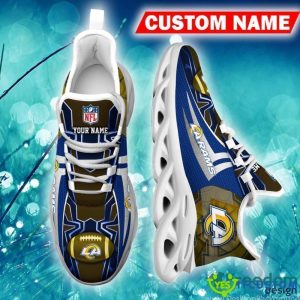 Personalized Los Angeles Rams Energize Sports Shoes AOP Gift Fans Max Soul Sneakers - Los Angeles Rams Max Soul Sneaker NFL photo 6