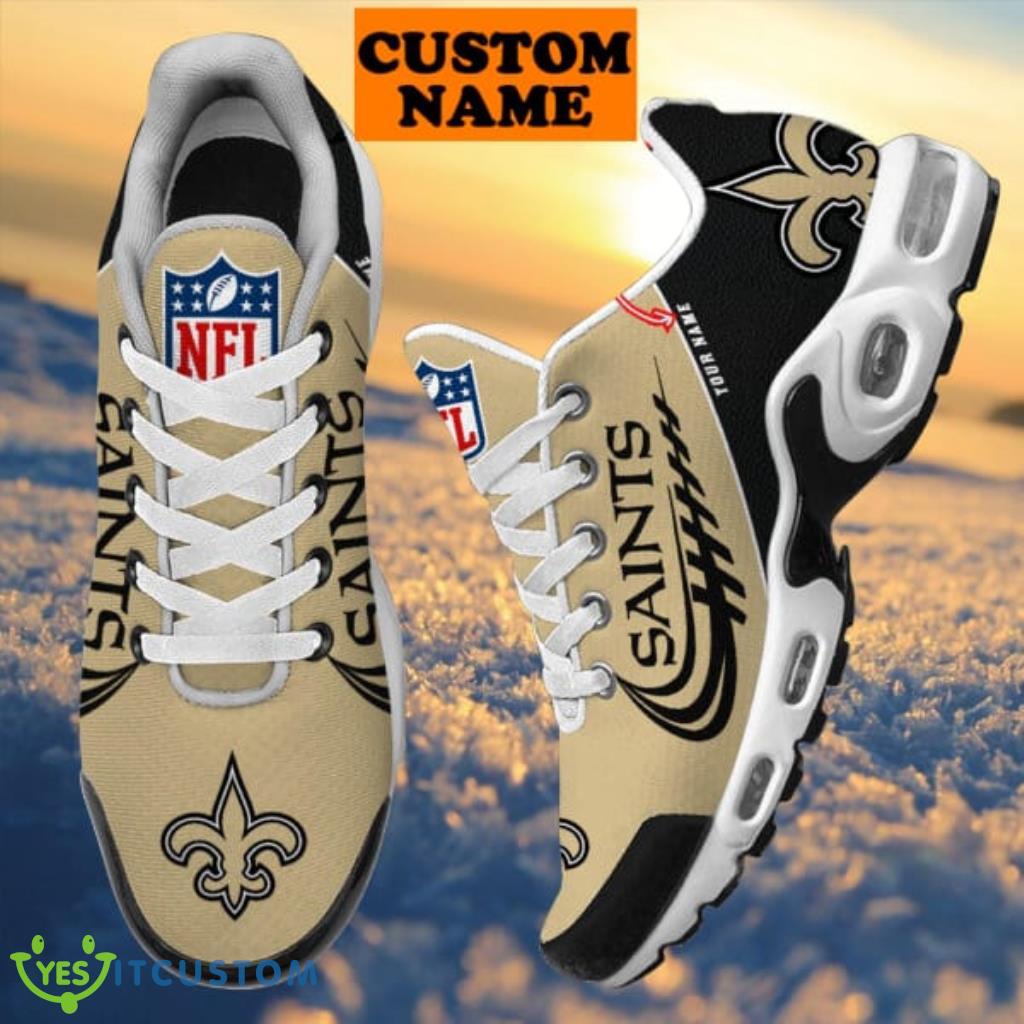 Personalized New Orleans Saints Air Cushion Sports Shoes Gift For Men And Women 2 Personalized New Orleans Saints Air Cushion Sports Shoes Gift For Men And Women Product Photo 1