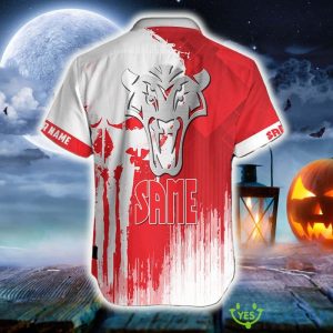 Personalized Same Logo Brand Skull 3D Hawaiian Shirt For Men And Women Gift Halloween - Hawaiian Shirt Skull Halloween Same_3