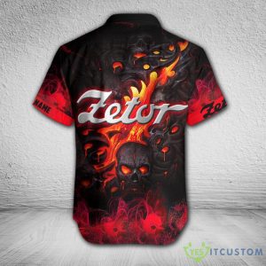 Personalized Zetor Death Skull Gift Halloween 3D Hawaiian Shirt For Men And Women - Hawaiian Shirt Skull Halloween Zetor_3