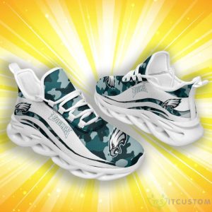 Philadelphia Eagles Camo Pattern Max Soul Shoes Product Photo 1