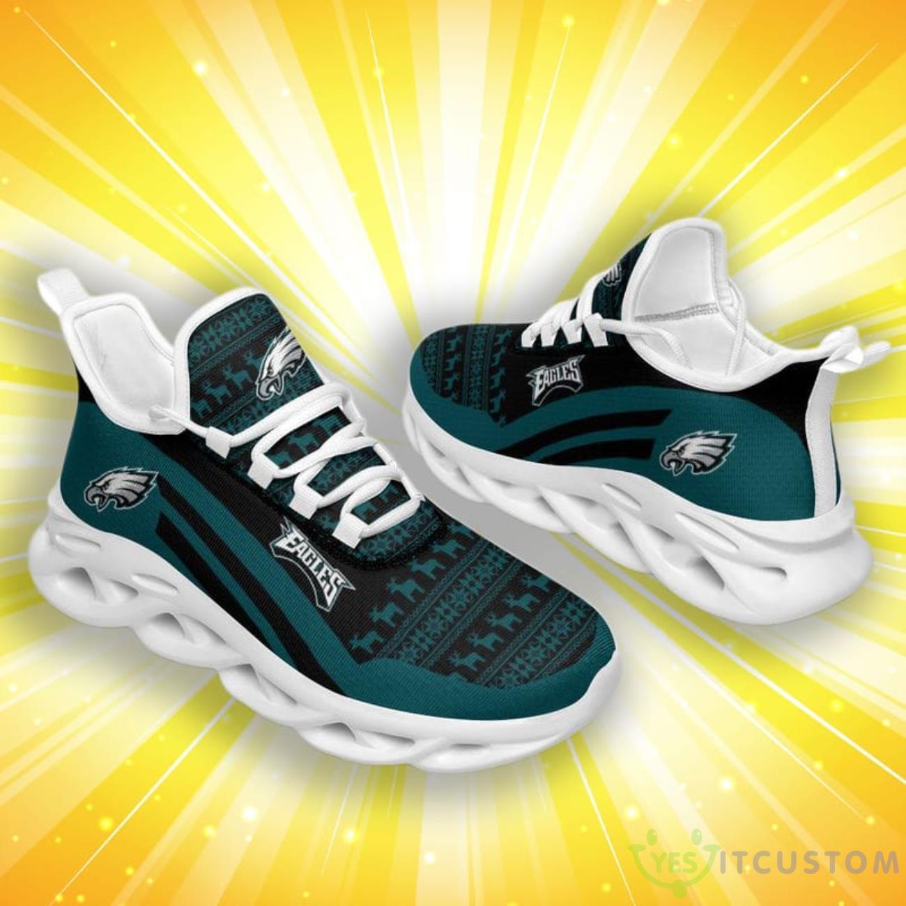 Philadelphia Eagles Christmas Pattern Max Soul Shoes 6 Philadelphia Eagles Christmas Pattern Max Soul Shoes Product Photo 2