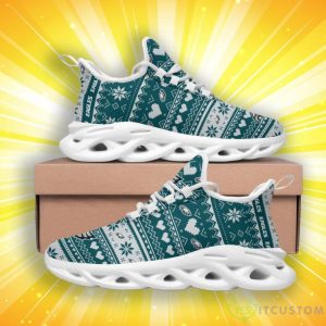 Philadelphia Eagles Christmas Patterns Max Soul Shoes Product Photo 4