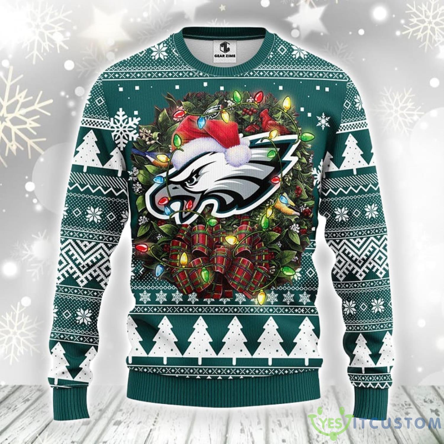 Philadelphia Eagles Christmas Ugly Sweater Best Christmas Gift For Sport Fans 3 Philadelphia Eagles Christmas Ugly Sweater Best Christmas Gift For Sport Fans Product Photo 1