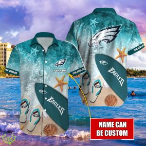 Philadelphia Eagles Custom Name Hawaiian Shirt Special Gift For Men Women Product Photo 1