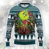 Philadelphia Eagles Grinch Hug Christmas Ugly Sweater Cute Gift For Christmas Party Product Photo 1