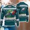 Philadelphia Eagles NFL Grinch Hand Funny Christmas Gift Ugly Christmas Sweater Product Photo 1