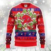 Philadelphia Phillies 12 Grinch Xmas Day Ugly Christmas Sweater For Sport Fans Christmas Gift Product Photo 1