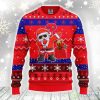Philadelphia Phillies Dabbing Santa Claus Christmas Ugly Sweater 3D Christmas Xmas Sweater Product Photo 1