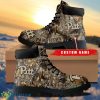 Pittsburgh Panthers Custom Name Football TimBoots Hunting Camo Personalized Product Photo 1