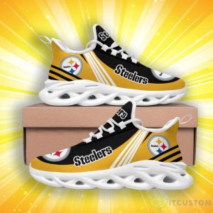 Pittsburgh Steelers Basic Max Soul Shoes 3 Pittsburgh Steelers Basic Max Soul Shoes Product Photo 2
