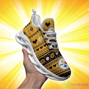 Pittsburgh Steelers Christmas Patterns Max Soul Shoes Product Photo 2