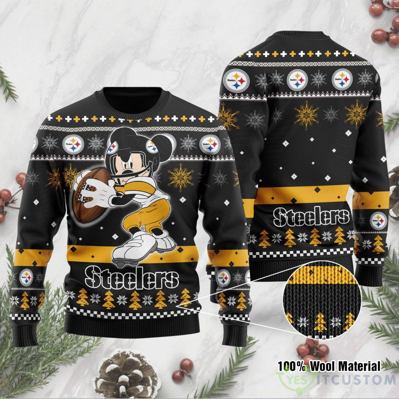 Pittsburgh Steelers Knitted Sweater 3 Pittsburgh Steelers Knitted Sweater Product Photo 1