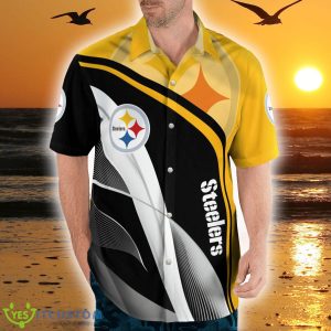Pittsburgh Steelers Retro 3D Hawaiian Shirt Best For Fans Beach Gift For Men And Women 5 Pittsburgh Steelers Retro 3D Hawaiian Shirt Best For Fans Beach Gift For Men And Women - Pittsburgh Steelers Primary Logo 3D Print Button Shirt_6