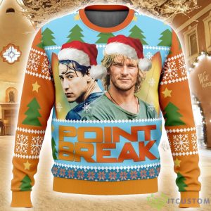 Point Break Ugly Christmas Sweater Cute Christmas Gift For Family Product Photo 1