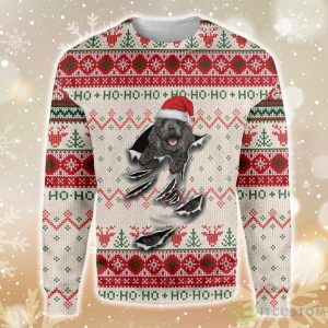 Poodle Scratch Ugly Christmas Sweater - Ugly Christmas Poodle Scratch EZ12 1410 All Over Print Sweatshirt_1