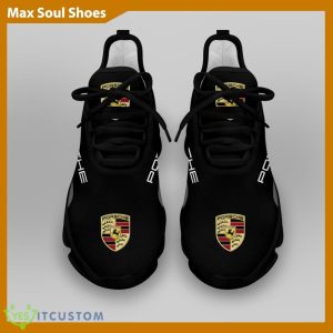 Porsche Racing Car Running Sneakers Comfort Max Soul Shoes For Men And Women - Porsche Chunky Sneakers White Black Max Soul Shoes For Men And Women Photo 4