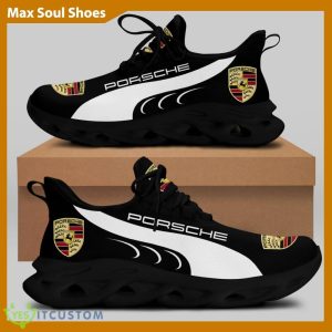 Porsche Racing Car Running Sneakers Edgy Max Soul Shoes For Men And Women - Porsche Chunky Sneakers White Black Max Soul Shoes For Men And Women Photo 1