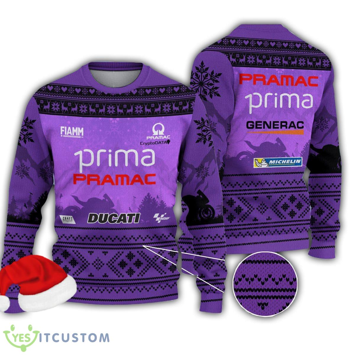 Prima Pramac Racing Moto Ugly Christmas Sweater For Men And Women 3 Prima Pramac Racing Moto Ugly Christmas Sweater For Men And Women - Prima Pramac Racing Moto Ugly Christmas Sweater For Men And Women
