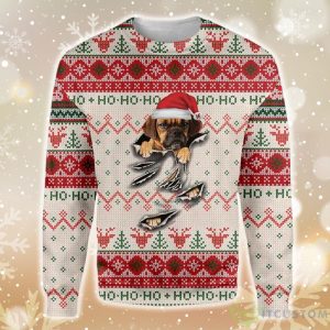 Puggle Scratch Ugly Christmas Sweater Product Photo 1