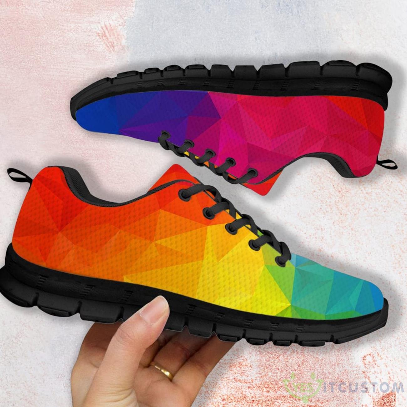 Rainbow LGBT Casual Running Sneakers 6 Rainbow LGBT Casual Running Sneakers Product Photo 2