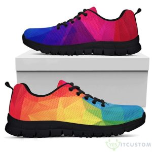 Rainbow LGBT Casual Running Sneakers Product Photo 1