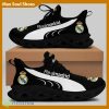 Real Madrid Laliga Running Shoes Detail Max Soul Sneakers For Fans - Real Madrid Chunky Sneakers White Black Max Soul Shoes For Men And Women Photo 1