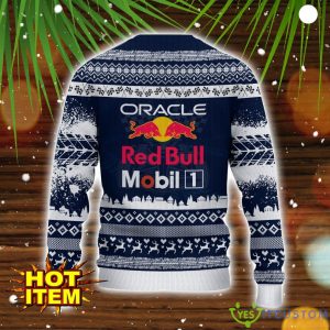 Red Bull Racing Special Gift Ugly Christmas Sweater Custom Name Product Photo 3