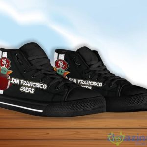 San Francisco 49ers Baby Yoda High Top Shoes Product Photo 2