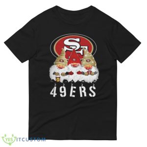 San Francisco 49ers Gnomies Christmas Limited Edition T Shirt, Christmas Sweatshirt - 980 Lightweight Fashion Short Sleeve T-Shirt