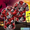 San Francisco 49ers Halloween Pumpkin Skull 3D Hawaiian Shirt For Fans Gift Christmas - San Francisco 49ers Halloween Aloha Hawaii Shirt Trending For This Season_1