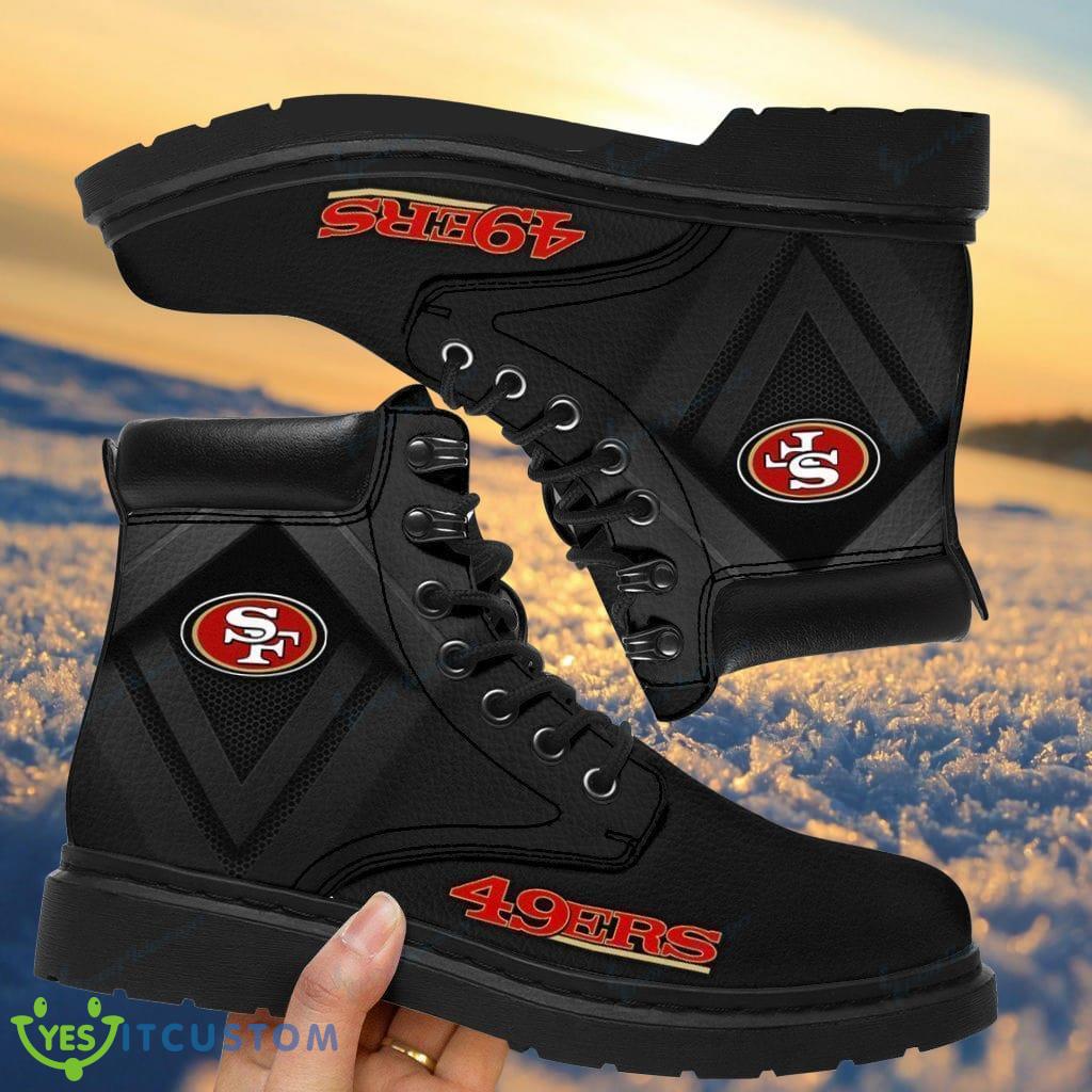 San Francisco 49ers NFL 243 Custom TimBoot Shoes Gift For Fans 3 San Francisco 49ers NFL 243 Custom TimBoot Shoes Gift For Fans Product Photo 1