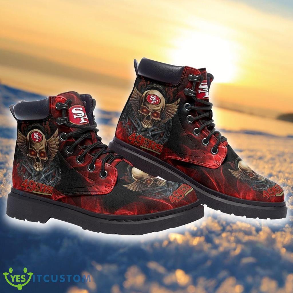 San Francisco 49ers NFL 59 Custom TimBoot Shoes Gift For Fans 3 San Francisco 49ers NFL 59 Custom TimBoot Shoes Gift For Fans Product Photo 1
