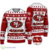 San Francisco 49ers Snowflakes Reindeer Pattern Ugly Xmas Sweater For Men And Women - San Francisco 49ers Snowflakes Reindeer Pattern Ugly Xmas Sweater For Men And Women