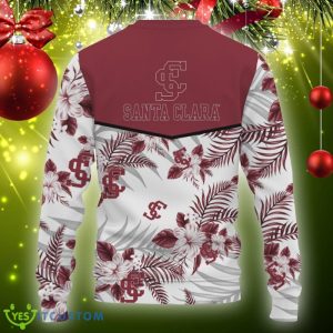 Santa Clara Broncos Tropical Patterns Ugly Christmas Sweater AOP Gift Holidays - Santa Clara Broncos Tropical Patterns New Trends For Fans Club Gifts Unisex 3D T-Shirt, Hoodie, Sweatshirt-3D Sweatshirt_4