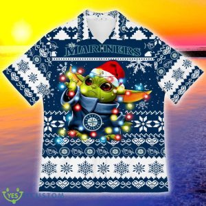 Seattle Mariners Baby Yoda Star Wars Sports Football American Ugly Christmas Hawaiian Shirt - 261023-141424