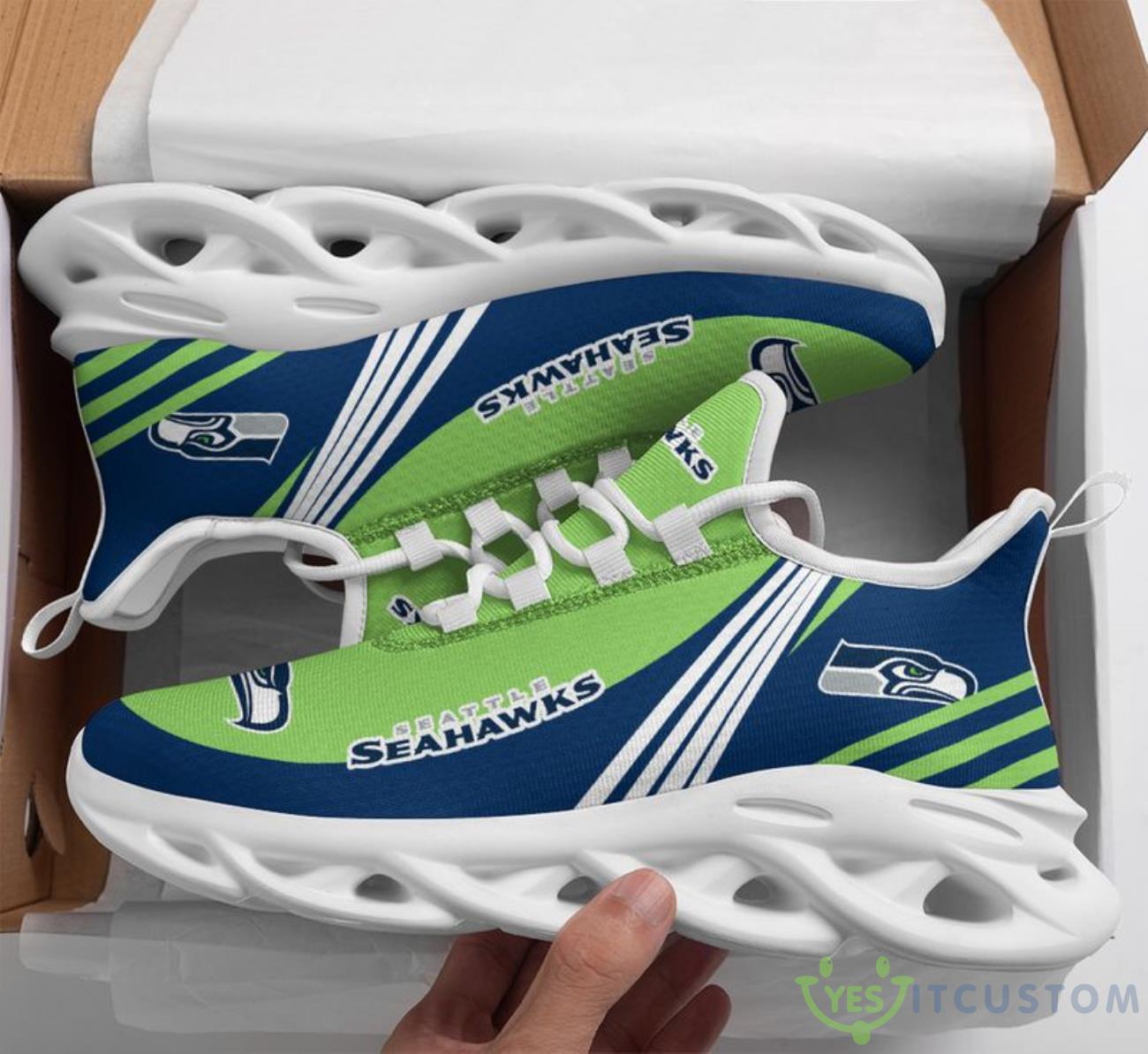 Seattle Seahawks Basic Max Soul Shoes 5 Seattle Seahawks Basic Max Soul Shoes Product Photo 1