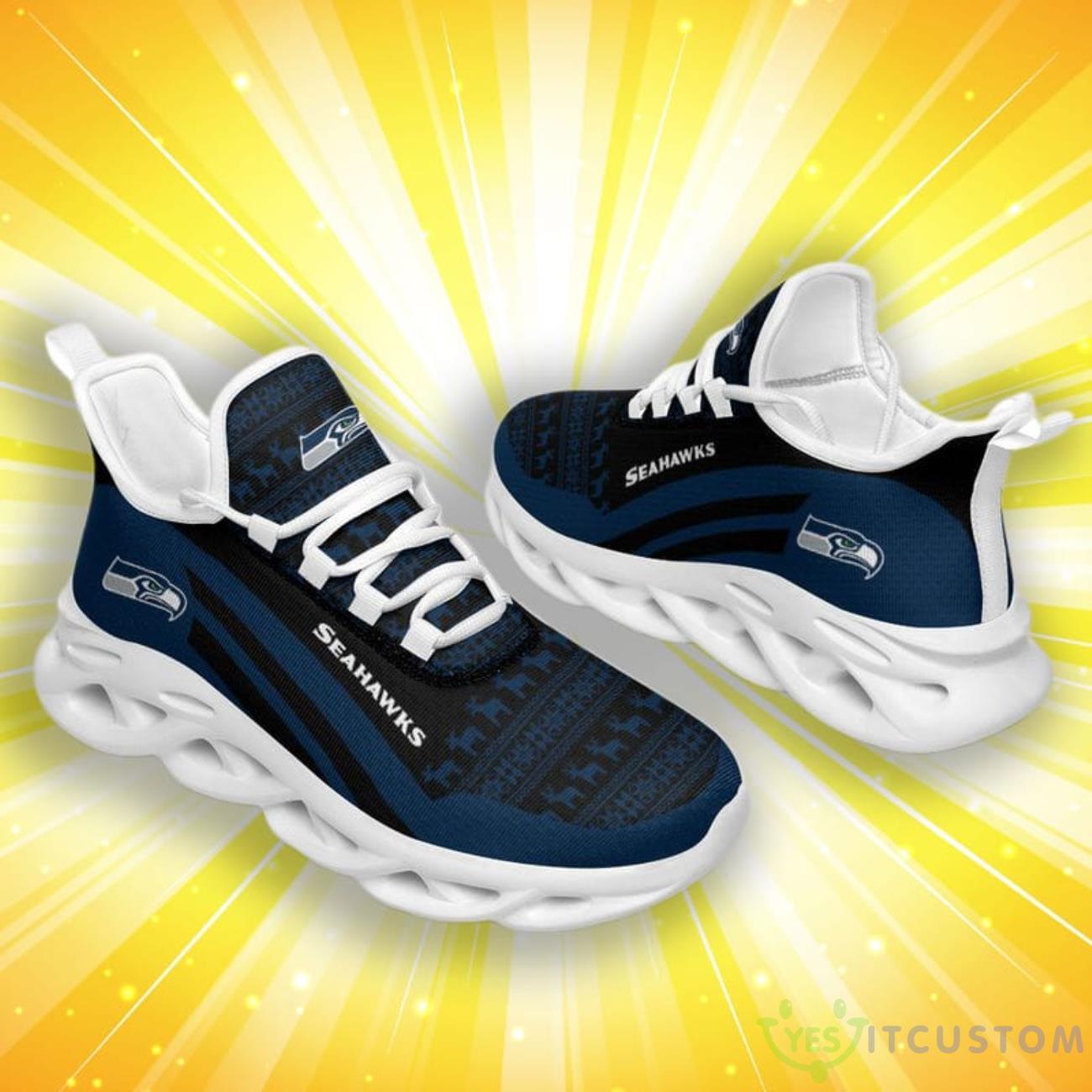 Seattle Seahawks Christmas Pattern Max Soul Shoes 6 Seattle Seahawks Christmas Pattern Max Soul Shoes Product Photo 2