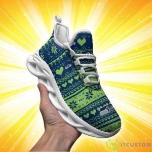 Seattle Seahawks Christmas Patterns Max Soul Shoes Product Photo 1
