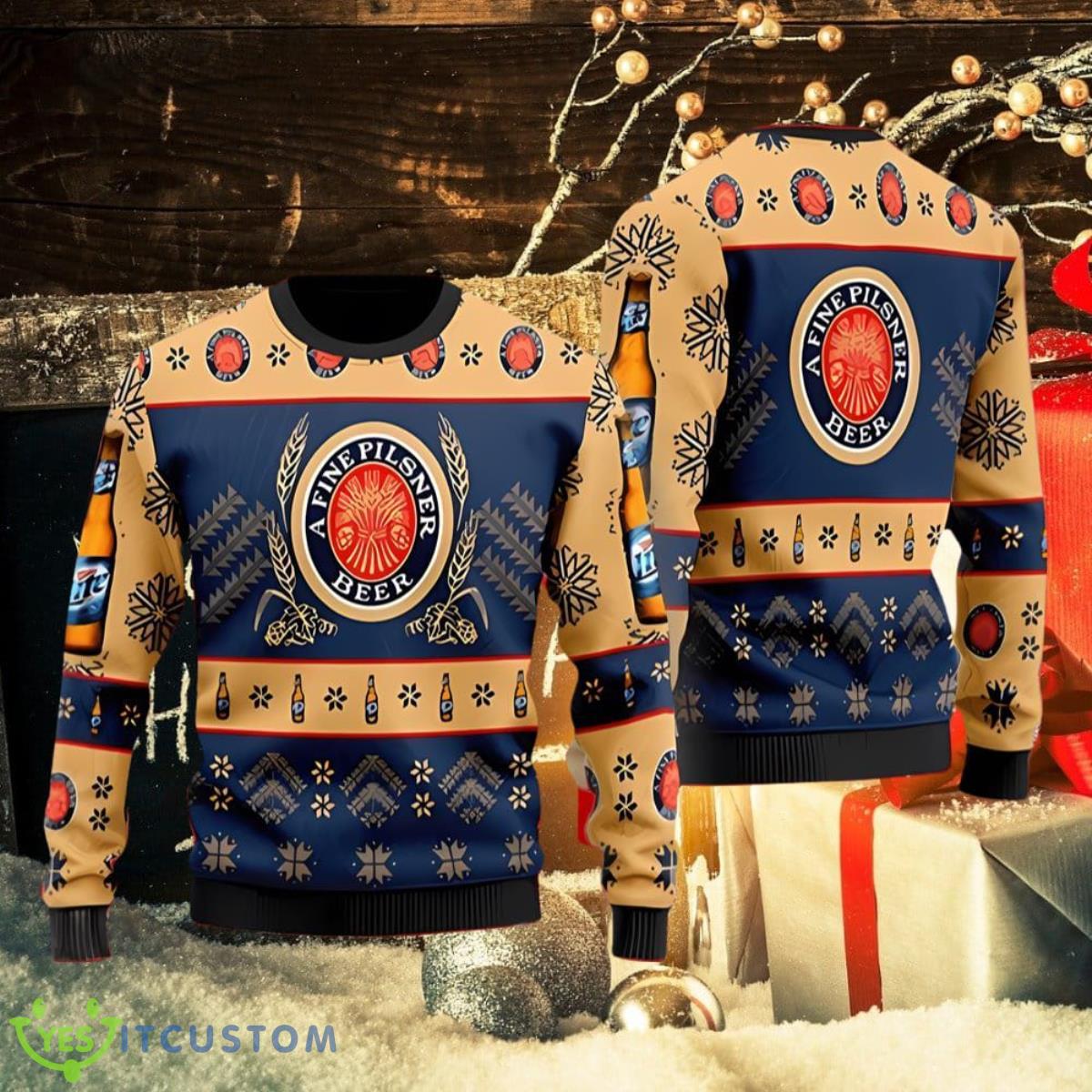 Simplee Miller Lite Ugly Christmas Gift Sweater Nice Gift For Everyone 3 Simplee Miller Lite Ugly Christmas Gift Sweater Nice Gift For Everyone Product Photo 1