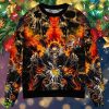 Skull Biker Crazy Art Style Ugly Christmas Sweater Best Gift For Men And Women Product Photo 1