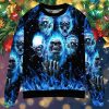 Skull Blue Skull Angry Style Ugly Christmas Sweater Best Gift For Men And Women Product Photo 1
