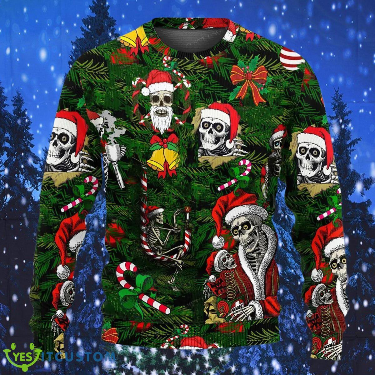 Skull Merry Xmas Happy Ugly Christmas Sweater Best Gift For Men And Women 3 Skull Merry Xmas Happy Ugly Christmas Sweater Best Gift For Men And Women Product Photo 1
