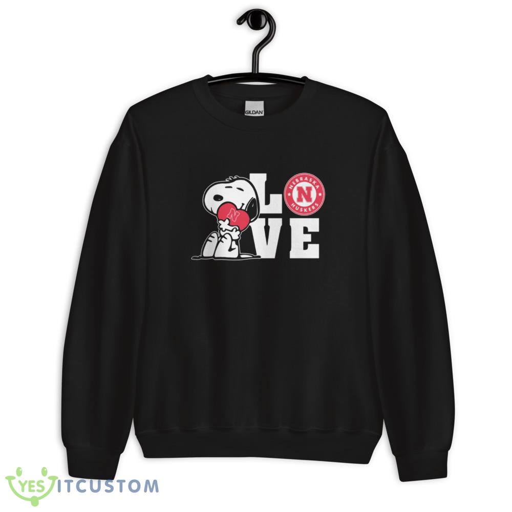Snoopy Love My Nebraska Cornhuskers T Shirt, Christmas Sweatshirt 12 Snoopy Love My Nebraska Cornhuskers T Shirt, Christmas Sweatshirt - 18000 Unisex Heavy Blend Crewneck Sweatshirt