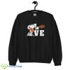 Snoopy Love My Oklahoma State Cowboys T Shirt, Christmas Sweatshirt - 18000 Unisex Heavy Blend Crewneck Sweatshirt