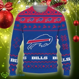 Snow Santa Pattern Logo Buffalo Bills Christmas Tree Ugly Christmas Sweater Gift Holidays - Christmas Urly Sweater Snow Santa Pattern Logo Buffalo Bills Christmas Tree Gifts Unisex For Fan, Hoodie, Sweatshirt-3D Sweatshirt_3