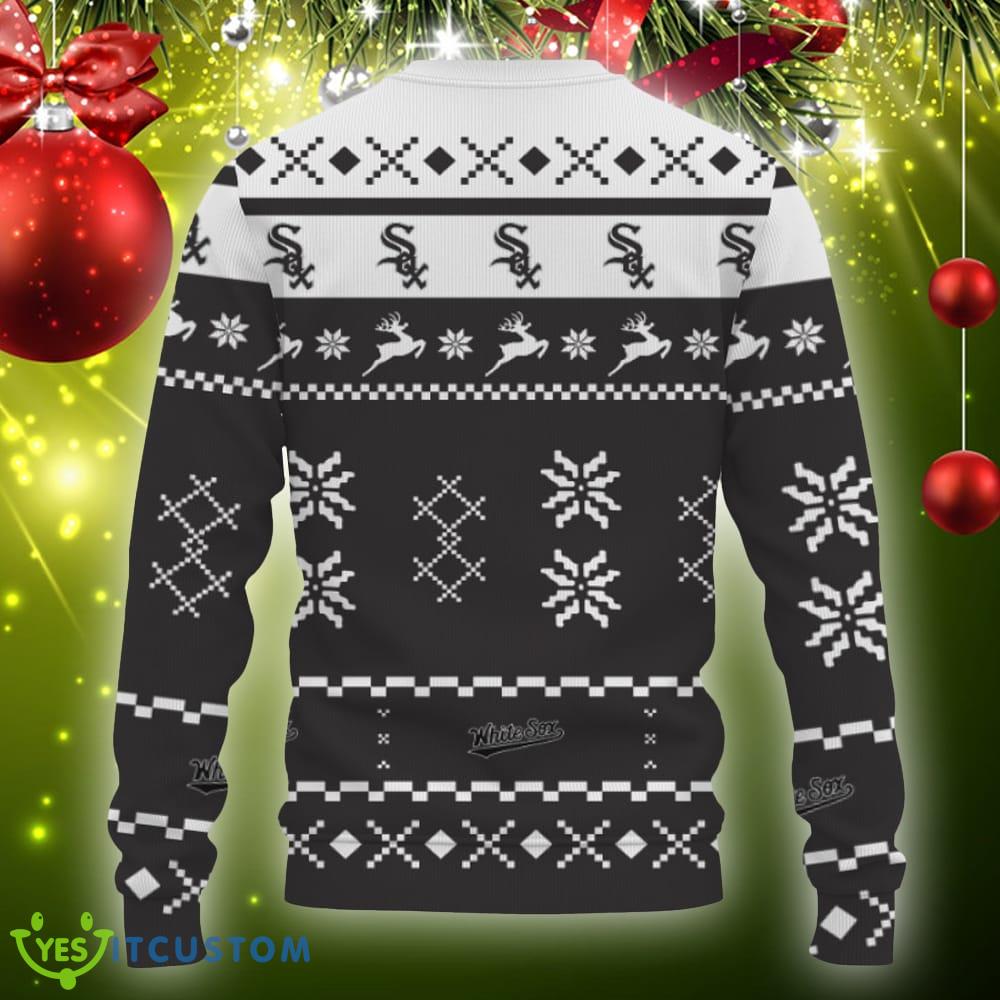 Snow Santa Pattern Logo Chicago White Sox Christmas Tree Knitted Christmas Sweater Gift Holidays 6 Snow Santa Pattern Logo Chicago White Sox Christmas Tree Knitted Christmas Sweater Gift Holidays - Christmas Urly Sweater Snow Santa Pattern Logo Chicago White Sox Christmas Tree Gifts Unisex For Fan, Hoodie, Sweatshirt-3D Sweatshirt_4